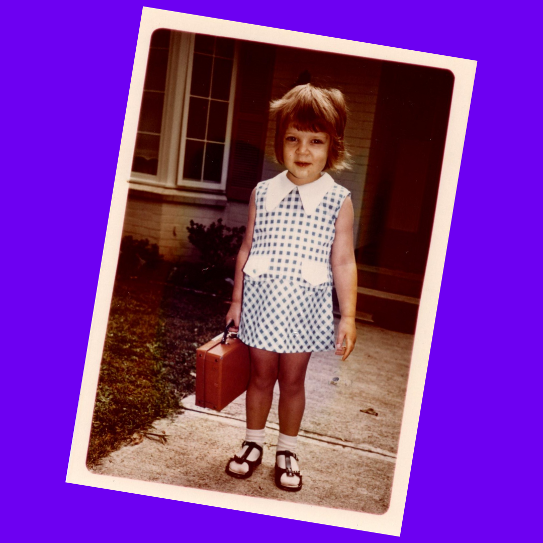 The Damage of Words A picture of Katrina Collier age nearly 3 for The Damage of Words memoir