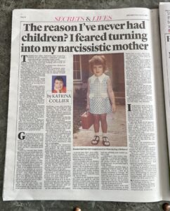 Katrina Collier in The Daily Mail 8/8/2025