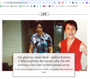 Katrina Collier in Woman & Home